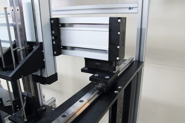 Linear rail manufactured by Sandfield Engineering in use on a production line